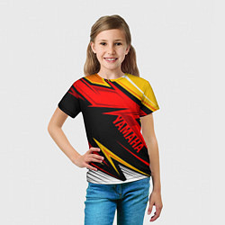 Футболка детская YAMAHA SPORT RED, цвет: 3D-принт — фото 2