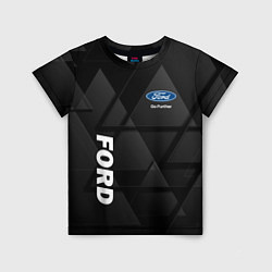 Детская футболка Ford Форд Треугольники