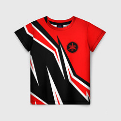Детская футболка ЯМАХА - YAMAHA Красный спортивный