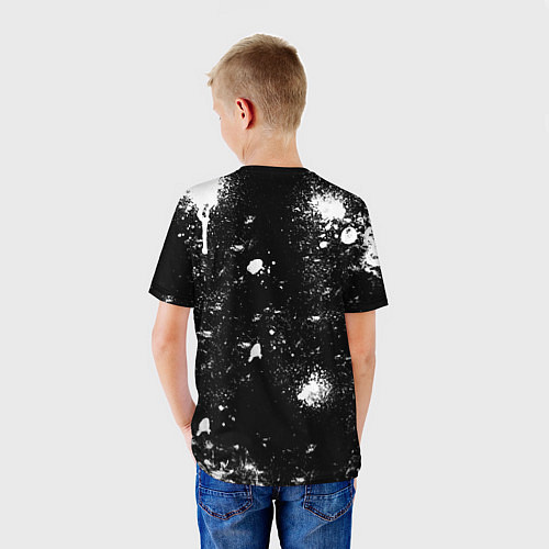 Детская футболка YAMAHA - БРЫЗГИ / 3D-принт – фото 4