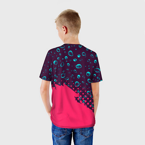 Детская футболка MITSUBISHI Sport Краски / 3D-принт – фото 4