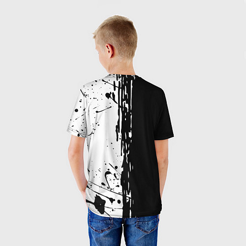 Детская футболка Blink 182 БРЫЗГИ / 3D-принт – фото 4