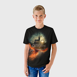 Футболка детская Фантастические Твари Летящий Феникс, цвет: 3D-принт — фото 2