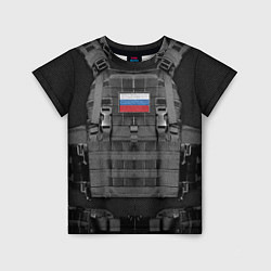 Детская футболка Бронежилет армии России