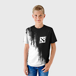 Футболка детская DOTA 2 Краски 4, цвет: 3D-принт — фото 2