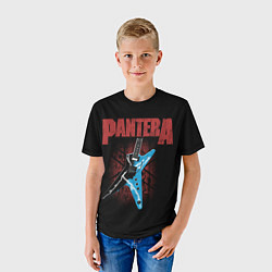 Футболка детская PANTERA гитара, цвет: 3D-принт — фото 2