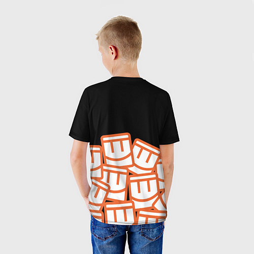 Детская футболка Куча смайликов из REC ROOM / 3D-принт – фото 4