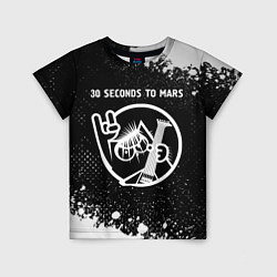 Детская футболка 30 Seconds to Mars КОТ Краска