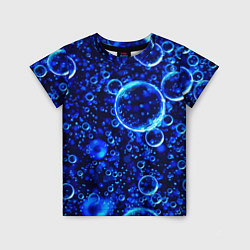 Детская футболка Пузыри воздуха в воде Pattern