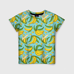 Футболка детская Banana pattern Summer Fashion 2022, цвет: 3D-принт