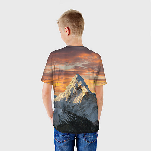 Детская футболка Та самая Джомолунгма Сагарматха Everest / 3D-принт – фото 4