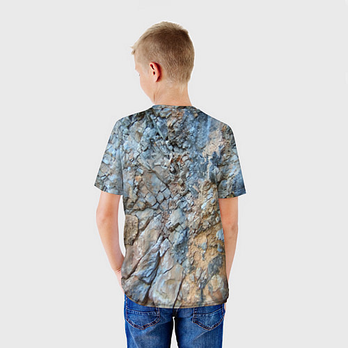 Детская футболка Скала Текстура / 3D-принт – фото 4