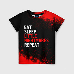 Детская футболка Eat Sleep Little Nightmares Repeat