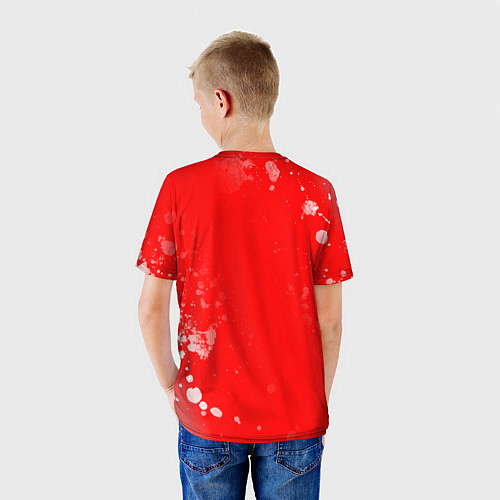 Детская футболка СССР - КУЛАК Брызги / 3D-принт – фото 4