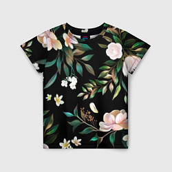 Детская футболка Цветы Полуночный Сад