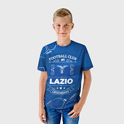 Футболка детская Lazio FC 1, цвет: 3D-принт — фото 2