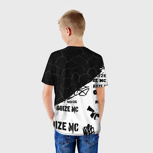 Детская футболка Noize mc Паттерн / 3D-принт – фото 4