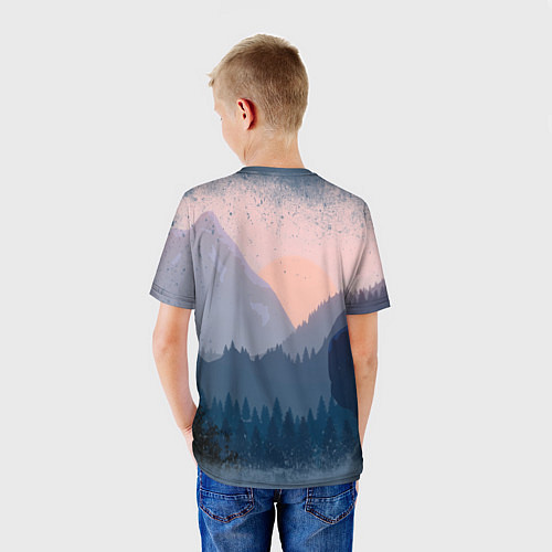 Детская футболка Call of the Mountain / 3D-принт – фото 4