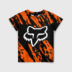 Детская футболка FOX MOTOCROSS ORANGE