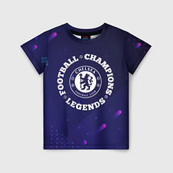 Футболка детская Chelsea Легенды Чемпионы, цвет: 3D-принт