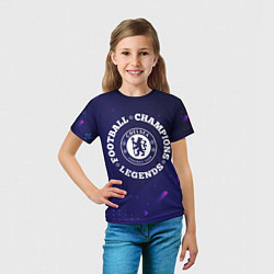 Футболка детская Chelsea Легенды Чемпионы, цвет: 3D-принт — фото 2