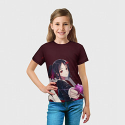 Футболка детская Госпожа Кагуя В любви как на войне, цвет: 3D-принт — фото 2