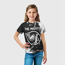 Футболка детская The Misfits КОТ Краска, цвет: 3D-принт — фото 2