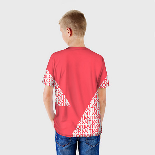 Детская футболка ВАЛОРАНТ - Valorant / 3D-принт – фото 4