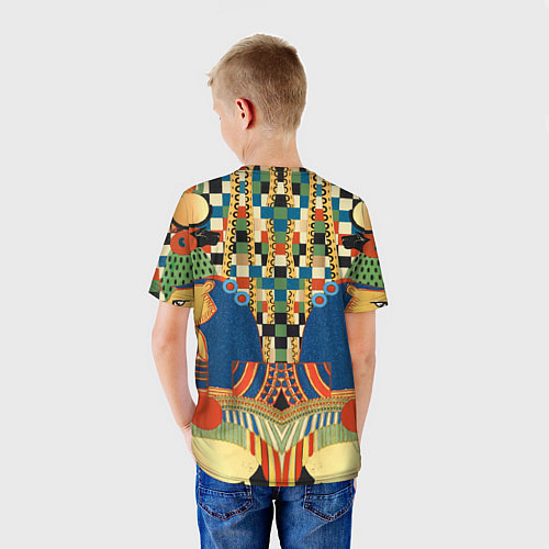 Детская футболка Египетский орнамент / 3D-принт – фото 4