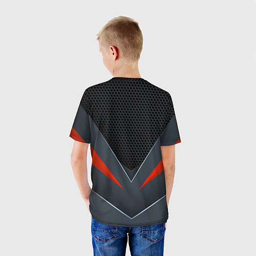 Детская футболка MITSUBISHI - TECHNOLOGY ТЕХНОЛОГИИ / 3D-принт – фото 4