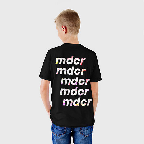 Детская футболка MADCHESTER X MANCHESTER CITY КАК У ГВАРДИОЛЫ / 3D-принт – фото 4
