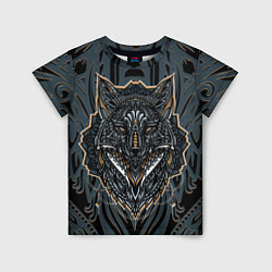 Детская футболка Волк Этника