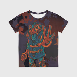 Детская футболка Токсичная лягуха