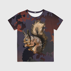 Детская футболка Белка пушистый хвост