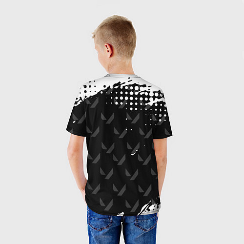 Детская футболка Valorant ВАЛОРАНТ паттерн / 3D-принт – фото 4