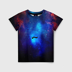 Детская футболка Потерянный человек в космосе