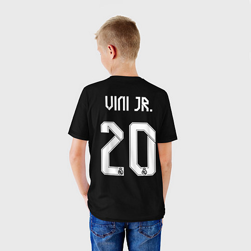 Детская футболка Real Madrid Vinicius Jr Реал Мадрид Винисиус / 3D-принт – фото 4