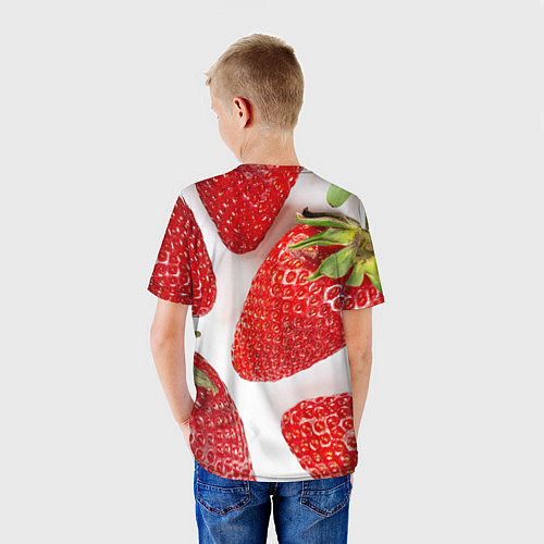 Детская футболка Strawberries / 3D-принт – фото 4