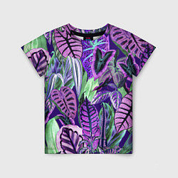 Детская футболка Цветы Яркие Тропики