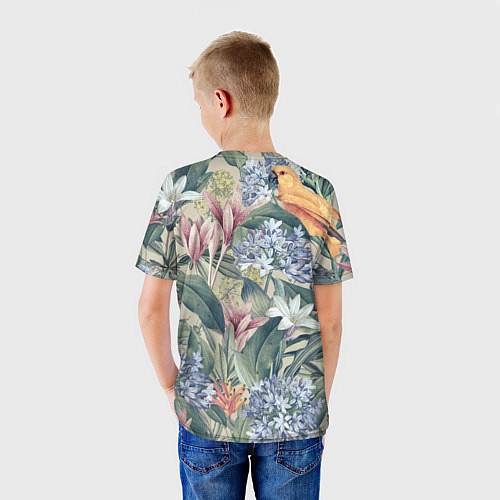 Детская футболка Цветы Лилии и Агапантус / 3D-принт – фото 4