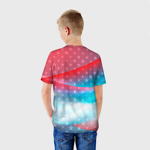 Детская футболка Американский орел USA / 3D-принт – фото 4