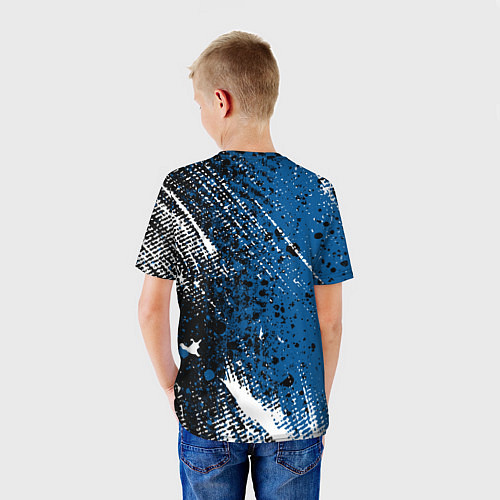 Детская футболка Псж краска / 3D-принт – фото 4