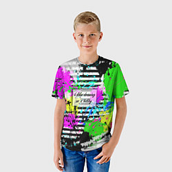 Футболка детская Я просто люблю рисовать Абстракция, цвет: 3D-принт — фото 2