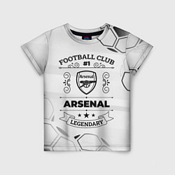 Футболка детская Arsenal Football Club Number 1 Legendary, цвет: 3D-принт