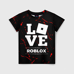 Футболка детская Roblox Love Классика, цвет: 3D-принт