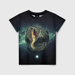 Детская футболка Большая ядовитая змея
