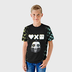 Футболка детская Love, Death and Robots Pattern, цвет: 3D-принт — фото 2