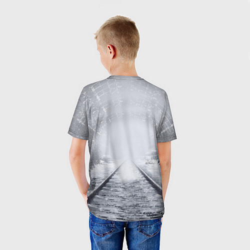Детская футболка METRO ЛОГОТИП / 3D-принт – фото 4