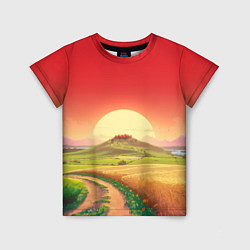 Детская футболка Дорога к солнцу