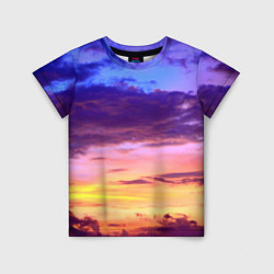 Детская футболка Небо на закате
